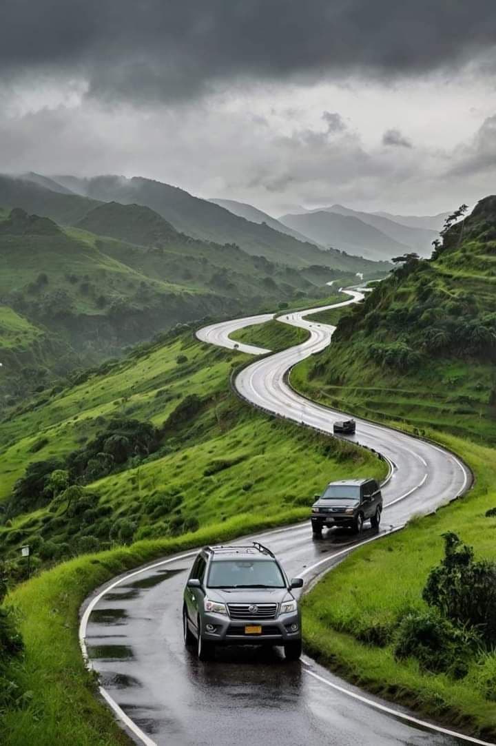 Route map for Salalah in the Khareef